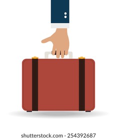Hotel design over white background, vector illustration.