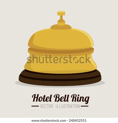 Hotel design over white background, vector illustration.