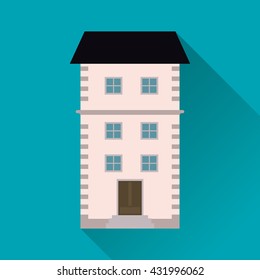 Hotel design. Service icon. Flat illustration , vector