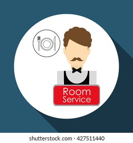 Hotel design. service icon. travel concept