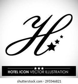 Hotel digital design, vector illustration eps 10.