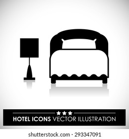 Hotel digital design, vector illustration eps 10.