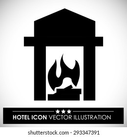 Hotel digital design, vector illustration eps 10.