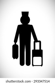 Hotel digital design, vector illustration eps 10.