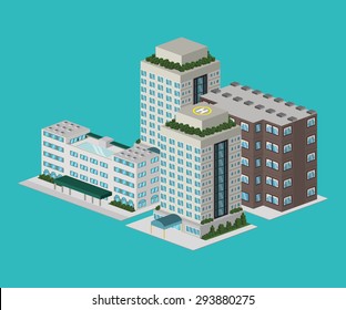 Hotel digital design, vector illustration eps 10.
