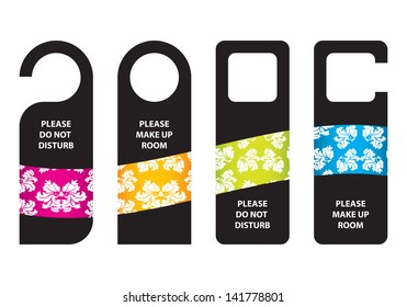 hotel do not disturb door hanger