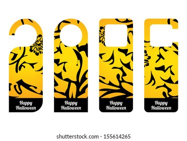 hotel do not disturb door hanger for halloween night