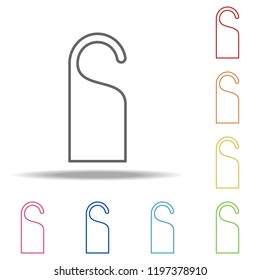 hotel door sign icon. Elements of Web in multi colored icons. Simple icon for websites, web design, mobile app, info graphics