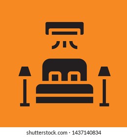 Hotel Element Icon. Element Hotel symbol