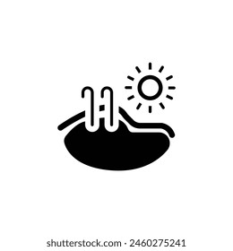 Hotel elements - thin line web icon set. Outline icons collection. 