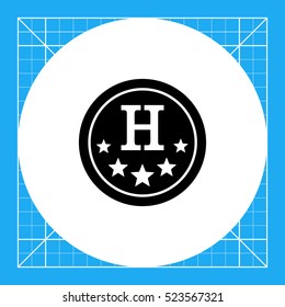 Hotel Emblem Simple Icon