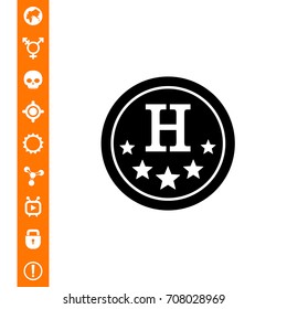 Hotel Emblem Simple Icon
