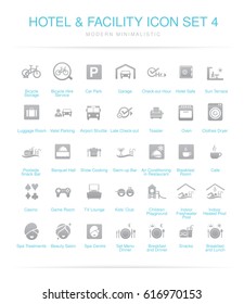 Hotel and Facilities icon set 4