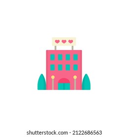 Hotel - Flat Icon Design
