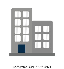 hotel glyph flat vector icon