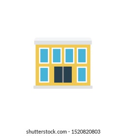 hotel glyph flat vector icon