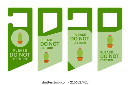 Hotel hanger sign with Cactus