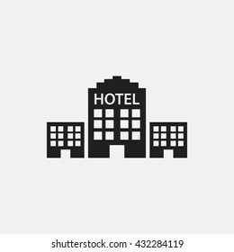 Hotel Icon Stock Vector (Royalty Free) 432284119 | Shutterstock