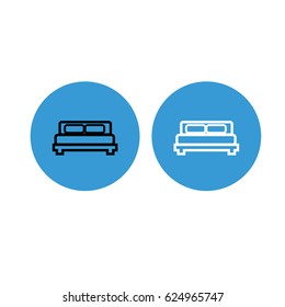 Hotel icon.bed icon