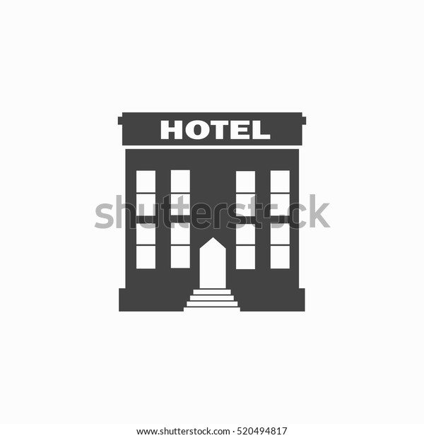 ホテルアイコン のベクター画像素材 ロイヤリティフリー
