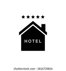 hotel icon, boutique hotel icon