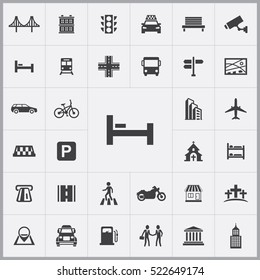 hotel icon. city icons universal set for web and mobile