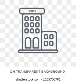Hotel icon. Hotel design concept from Hotel collection. Simple element vector illustration on transparent background.