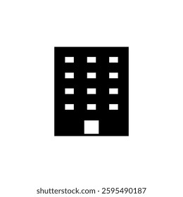 Hotel icon design concept template