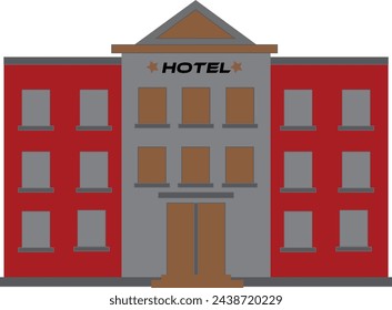 hotel icon design and illustration
