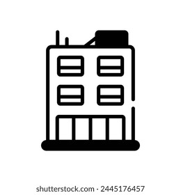 Hotel icon design vector stock