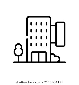 Hotel icon design vector stock