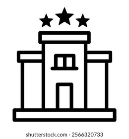 Hotel Icon Element For Design