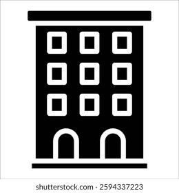 Hotel Icon Element For Design