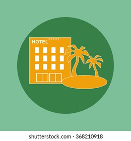 Hotel icon, eps 10