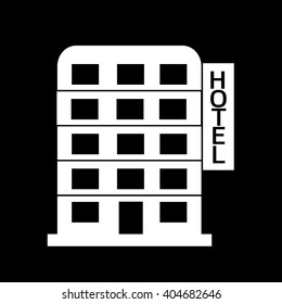 Hotel icon Illustration design