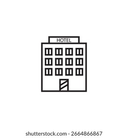 hotel icon illustration element design