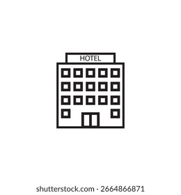 hotel icon illustration element design
