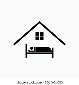 
Hotel Icon - Illustration As A Simple Vector Sign & Trendy Symbol for Design and Websites, Presentation or Mobile Application.