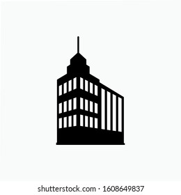 Hotel Icon - Illustration As A Simple Vector Sign & Trendy Symbol for Design and Websites, Presentation or Mobile Application.