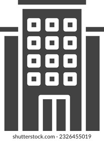 Imagen del icono del hotel. Adecuado para aplicaciones móviles.