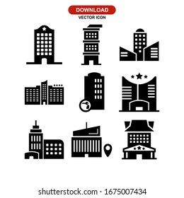 hotel icon or logo isolated sign symbol vector illustration - Collection of high quality black style vector icons
