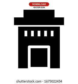 hotel icon or logo isolated sign symbol vector illustration - high quality black style vector icons
