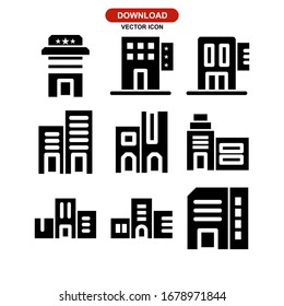 hotel icon or logo isolated sign symbol vector illustration - Collection of high quality black style vector icons
