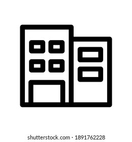 hotel icon or logo isolated sign symbol vector illustration - high quality black style vector icons

