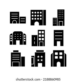 hotel icon or logo isolated sign symbol vector illustration - Collection of high quality black style vector icons
