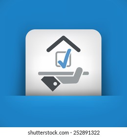 Hotel icon. Preference options.