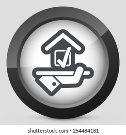 Hotel icon. Preference options.