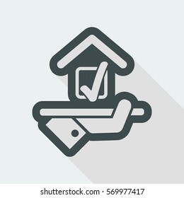 Hotel icon. Preference options.