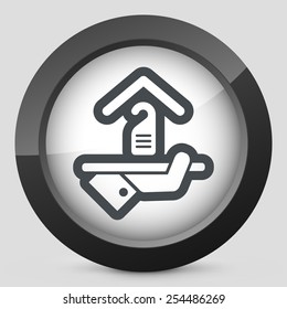 Hotel icon. Privacy concept.