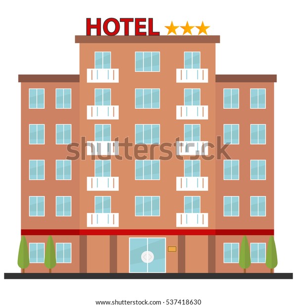 ホテル アイコンホテル 予約 ポーター レクリエーション ビル フラットデザイン ベクター画像 のベクター画像素材 ロイヤリティフリー